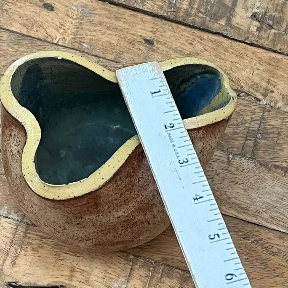 Studio Art Pottery Ceramic Organic Bowl 4.5